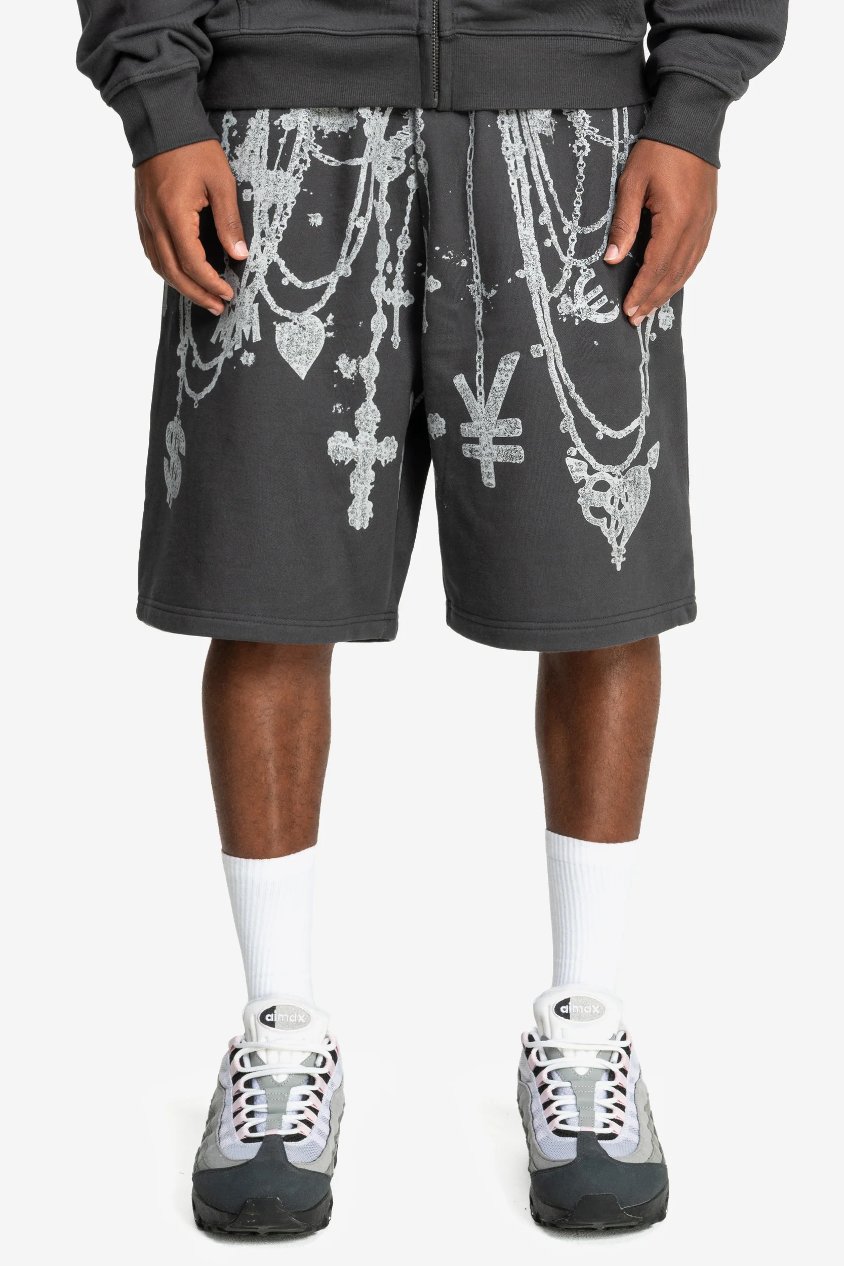 CHAINS SHORTS DARKGREY - Image 2