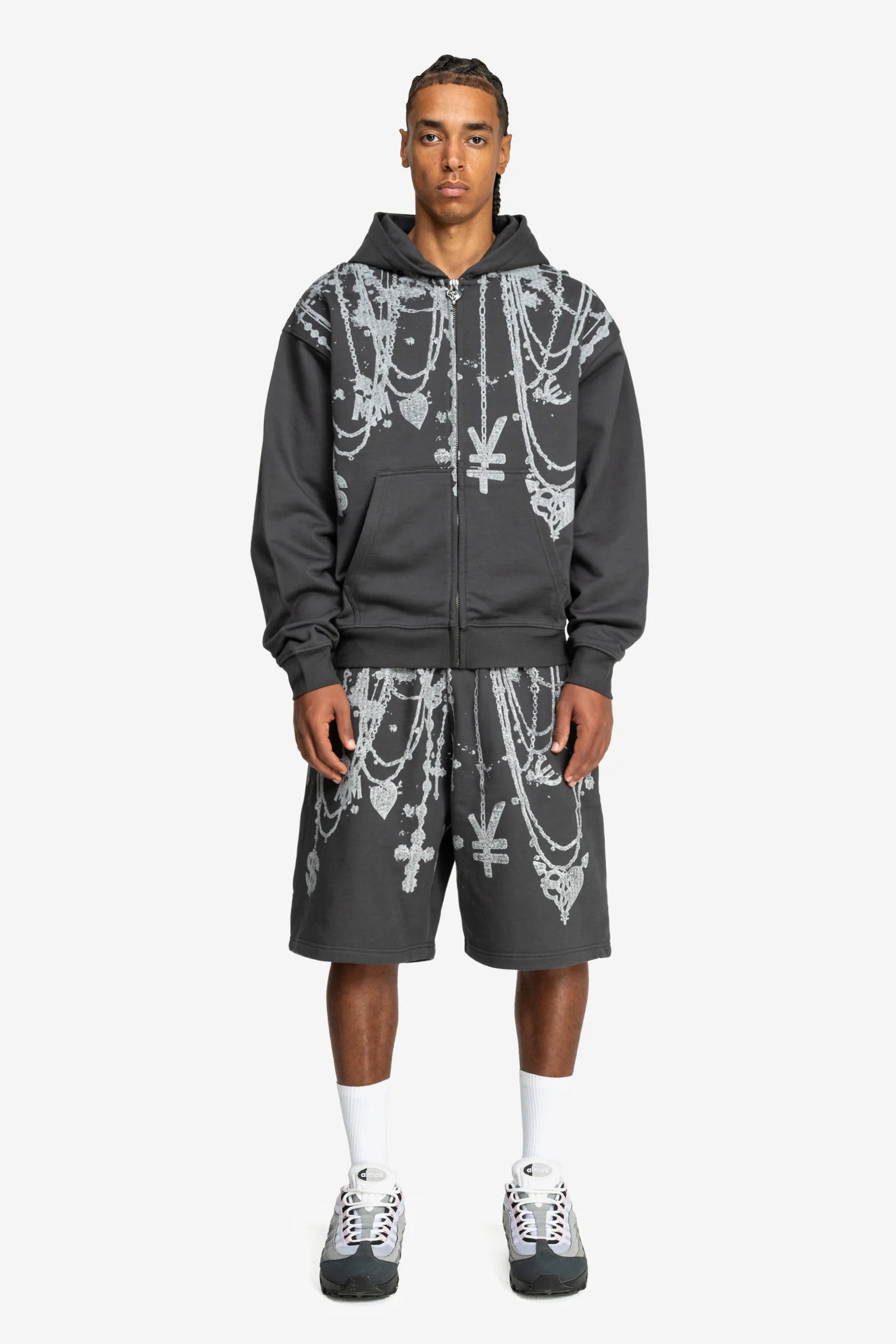 CHAINS SHORTS DARKGREY - Image 3