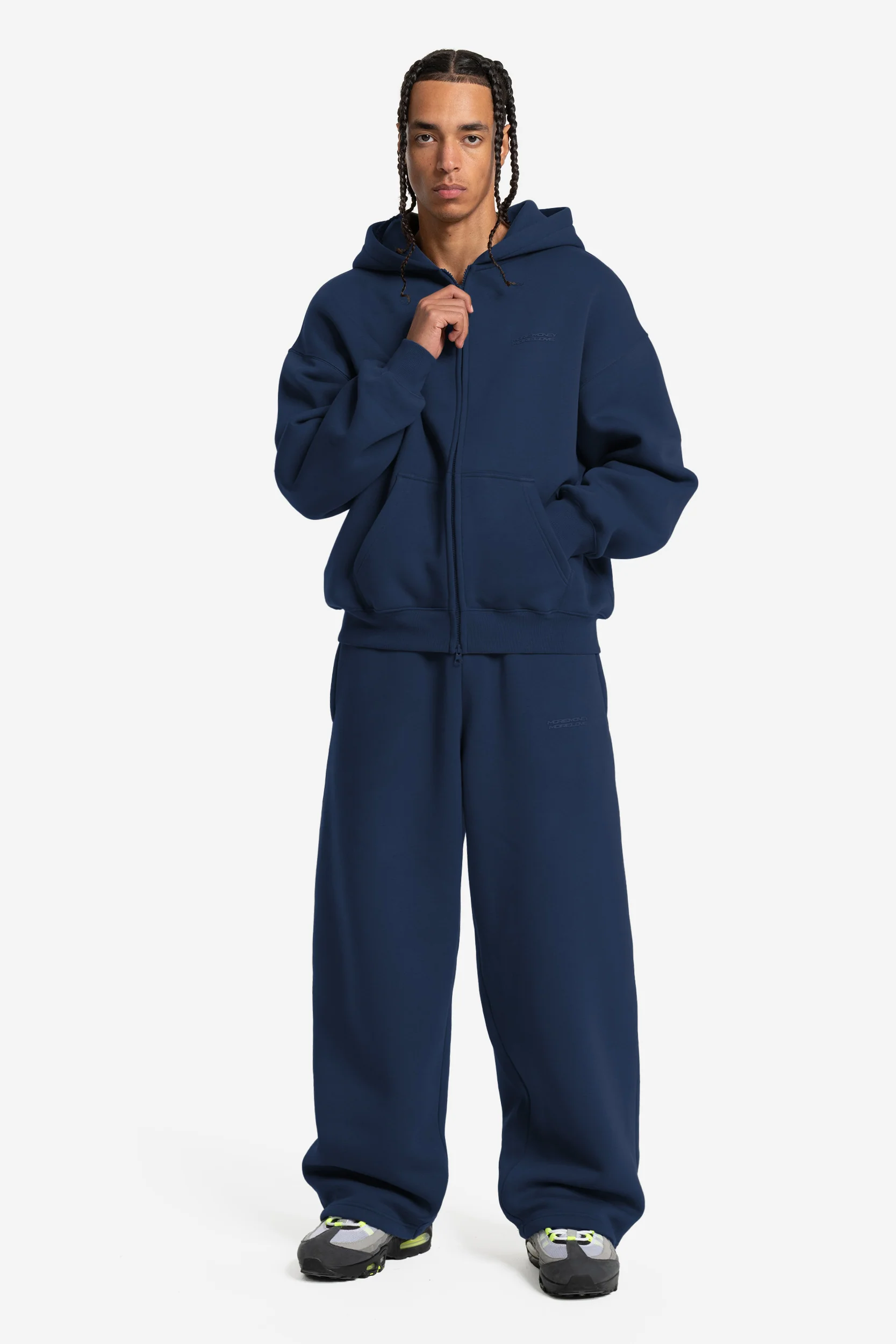 CLOUDS ZIP + JOGGER NAVY - Image 3