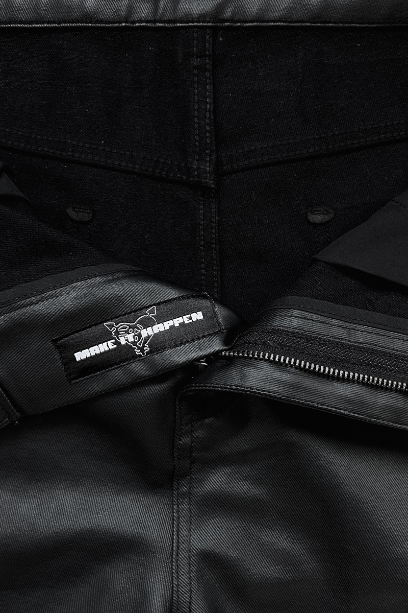 DISTINCTIVE COATED JORTS BLACK - Image 7
