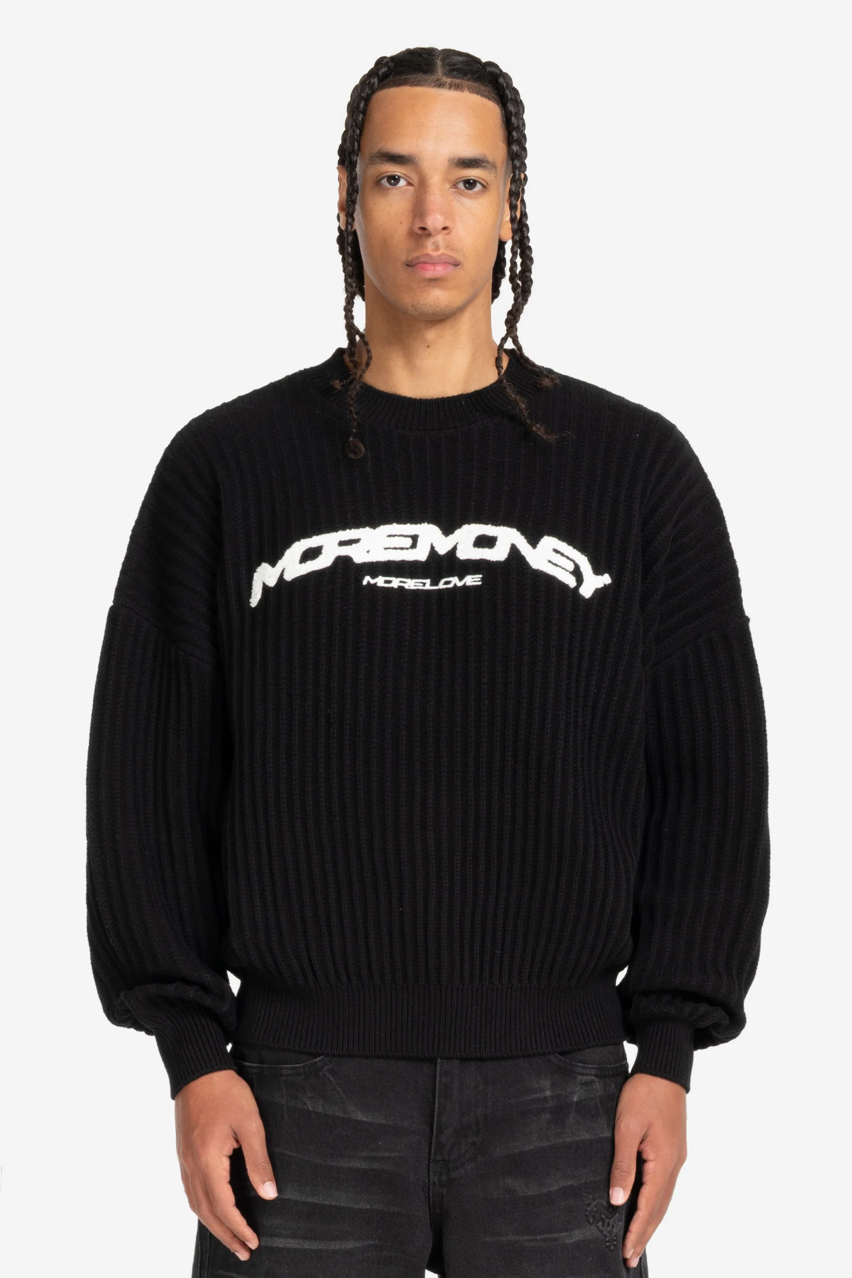 ELITE KNIT SWEATER BLACK - Image 2