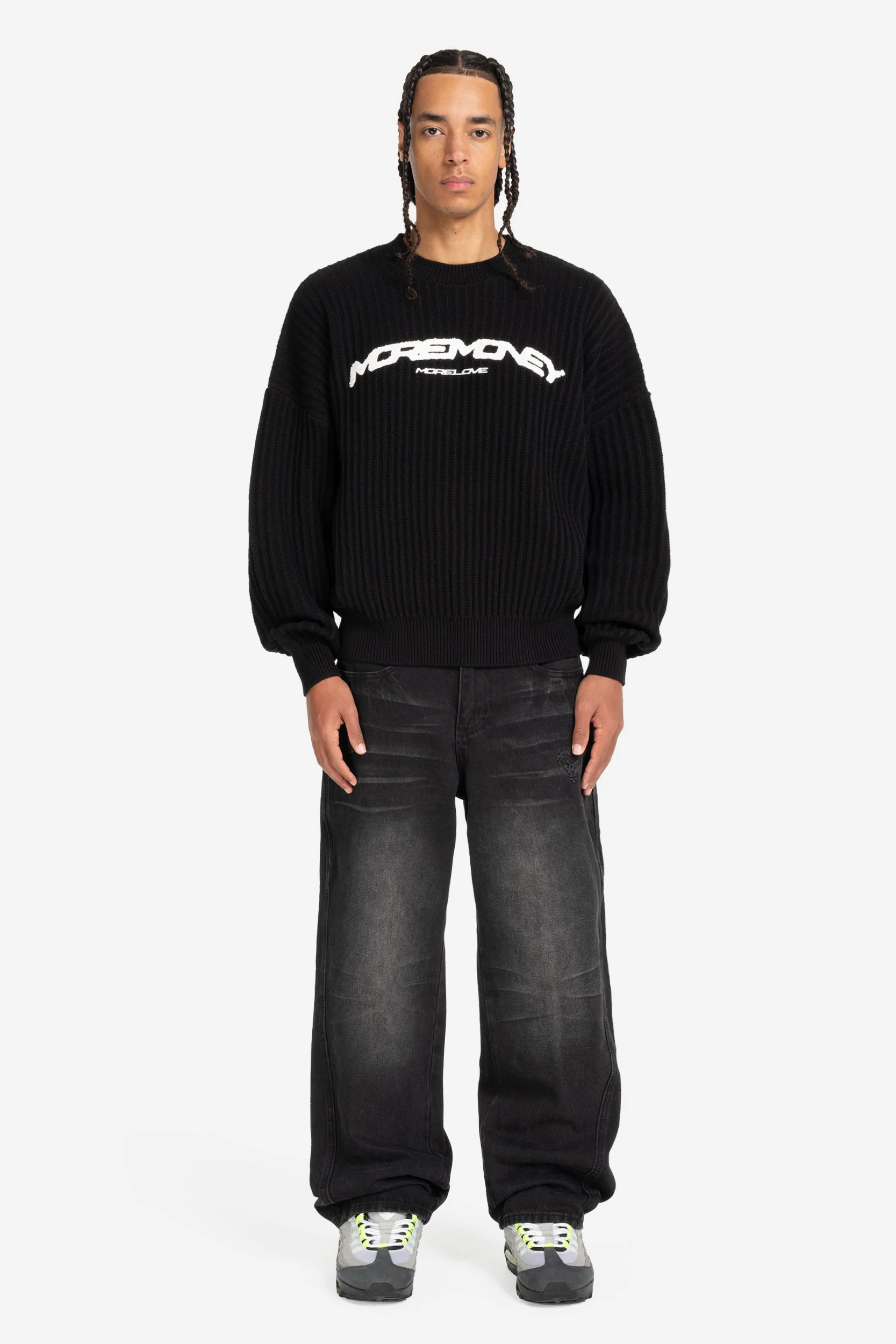 ELITE KNIT SWEATER BLACK - Image 3