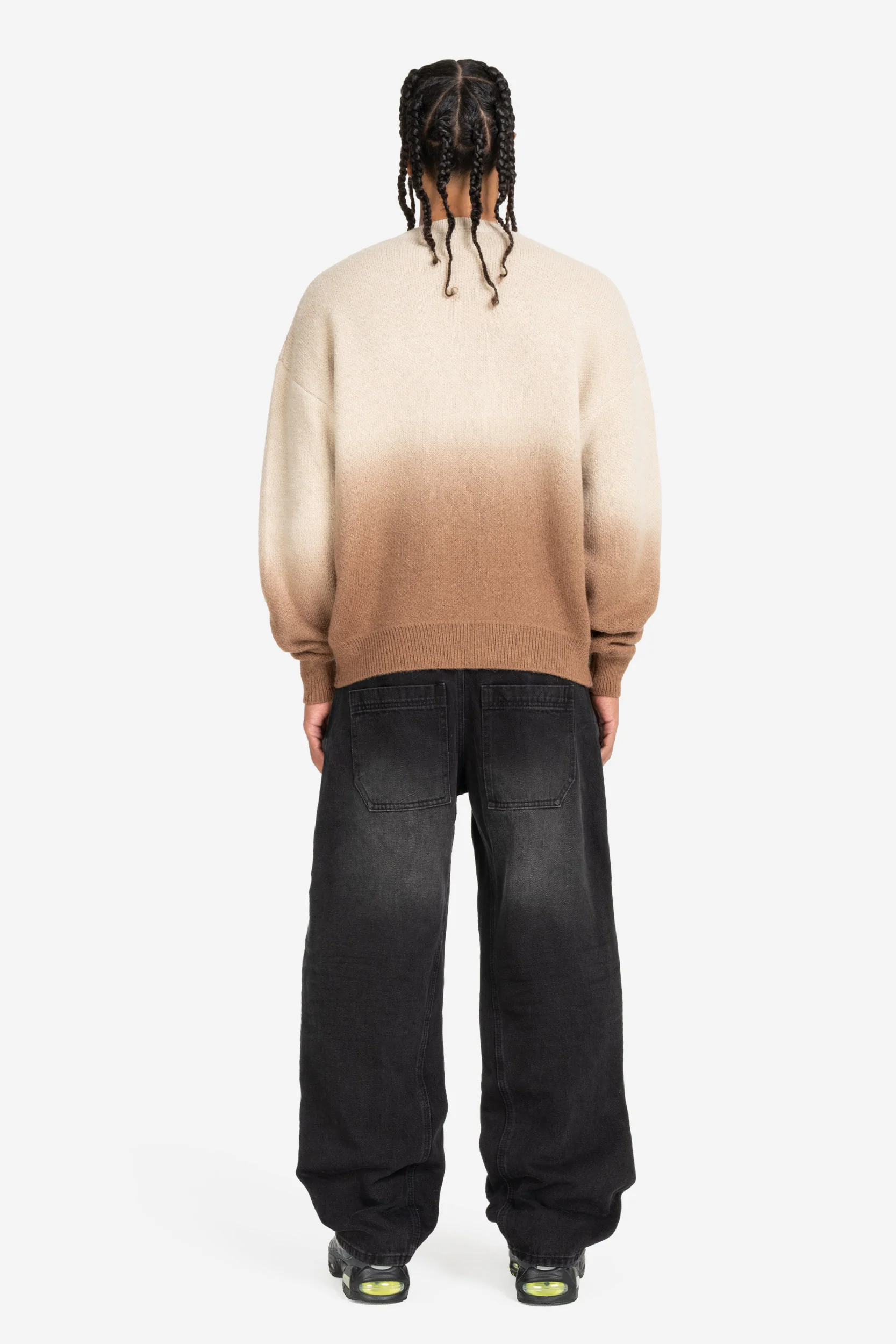 GRADIANT KNIT SWEATER BROWN - Image 5