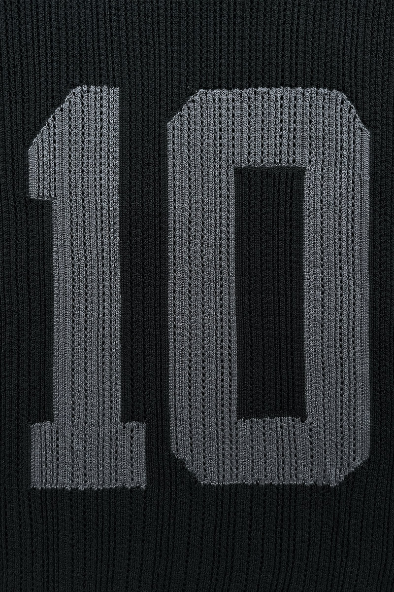 KNIT TEE JERSEY BLACK - Image 6