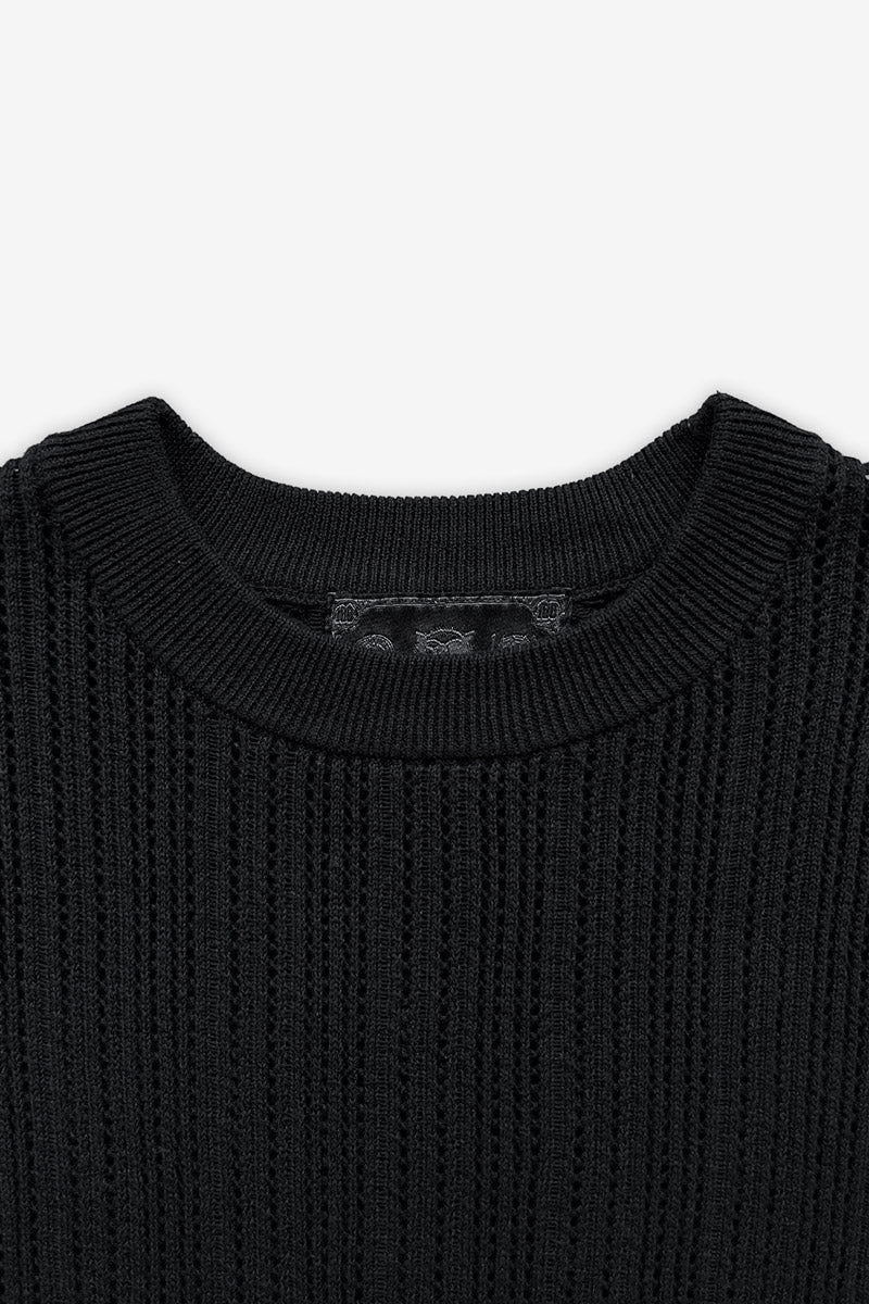 KNIT TEE JERSEY BLACK - Image 8
