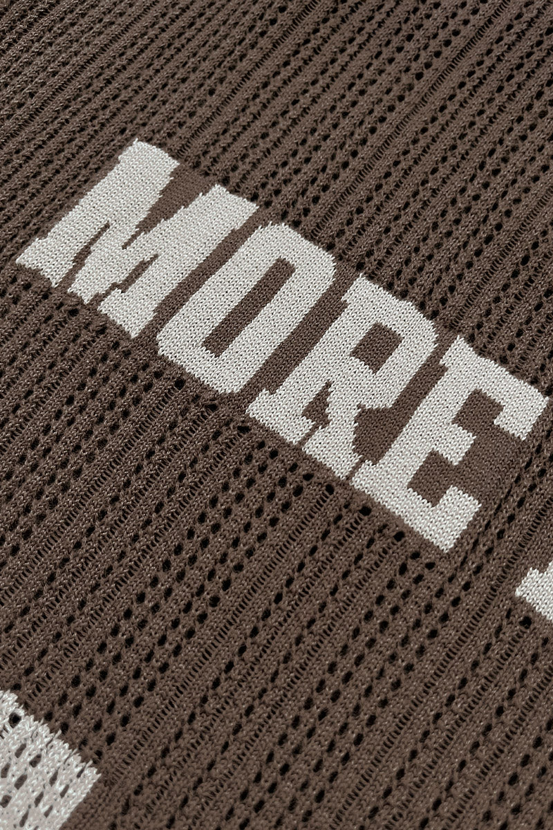 KNIT TEE JERSEY BROWN - Image 10