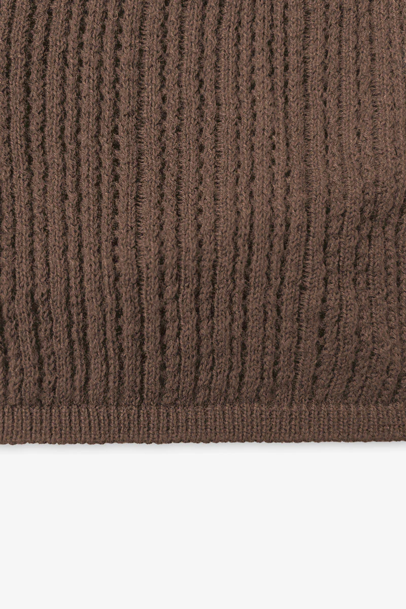 KNIT TEE JERSEY BROWN - Image 11