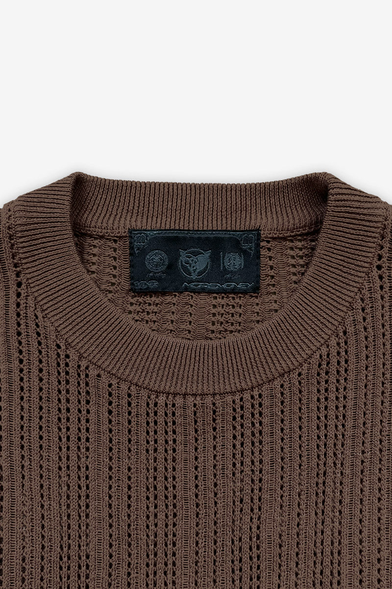 KNIT TEE JERSEY BROWN - Image 9