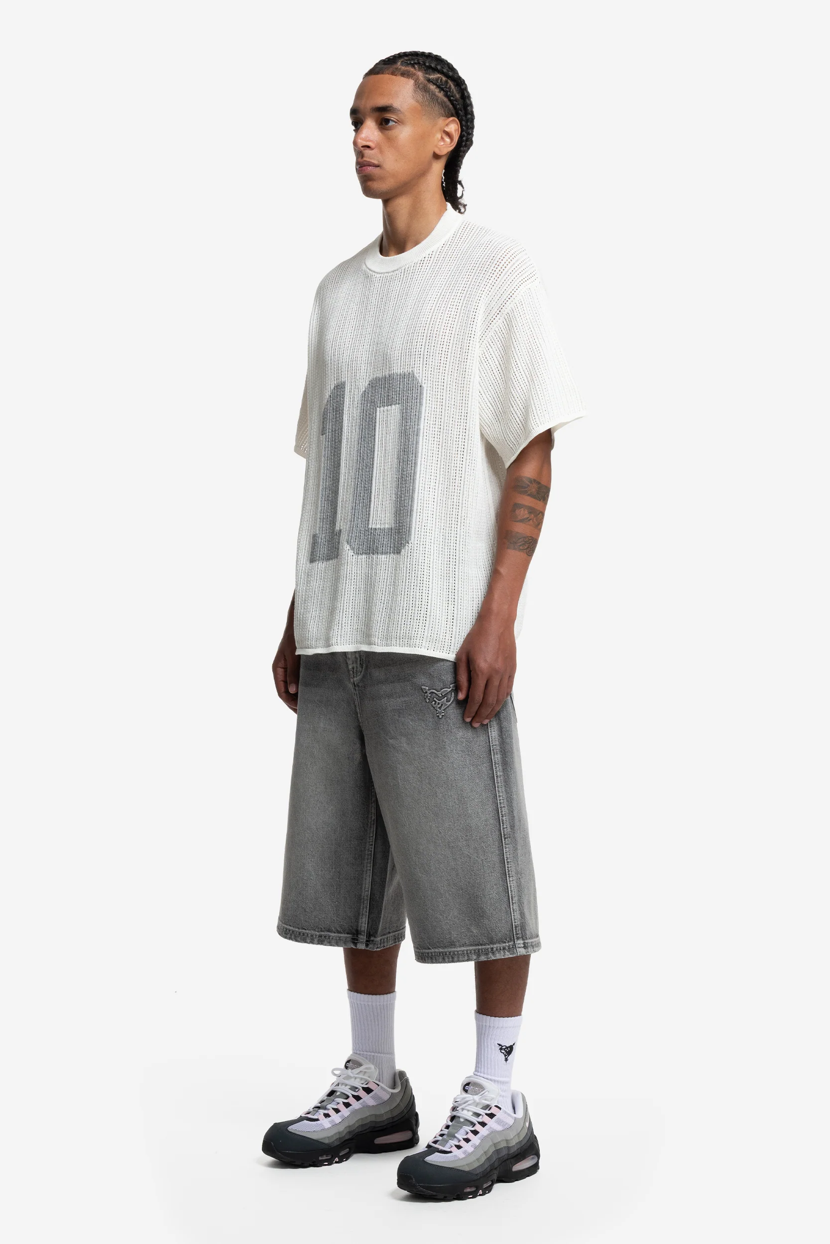KNIT TEE JERSEY WHITE - Image 3