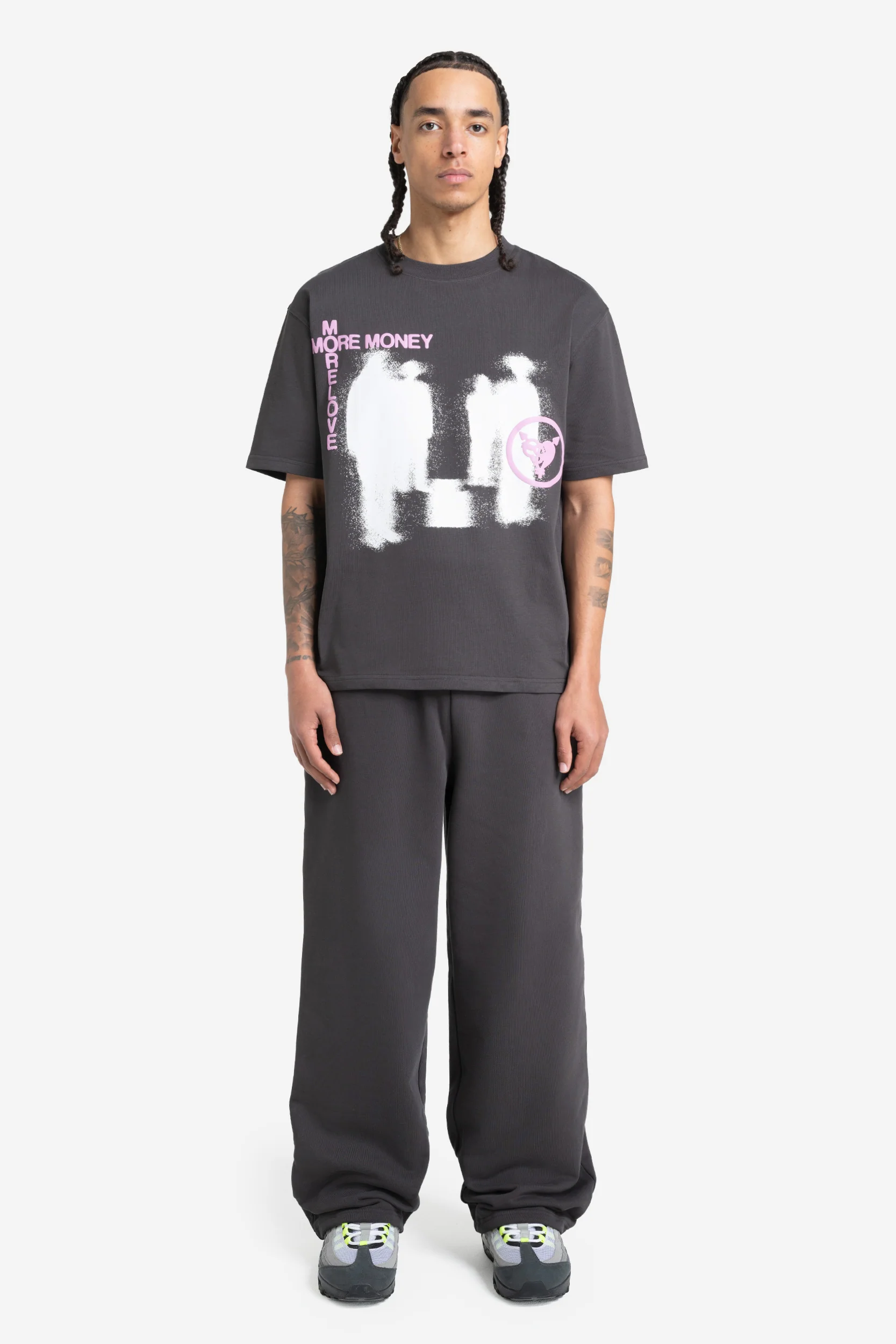 LOST BOND TEE DARK GREY - Image 4