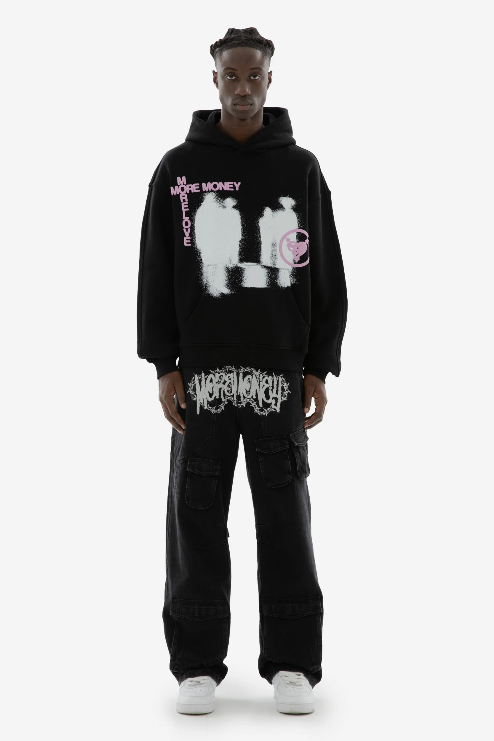 LOST BOND HOODIE BLACK - Image 7