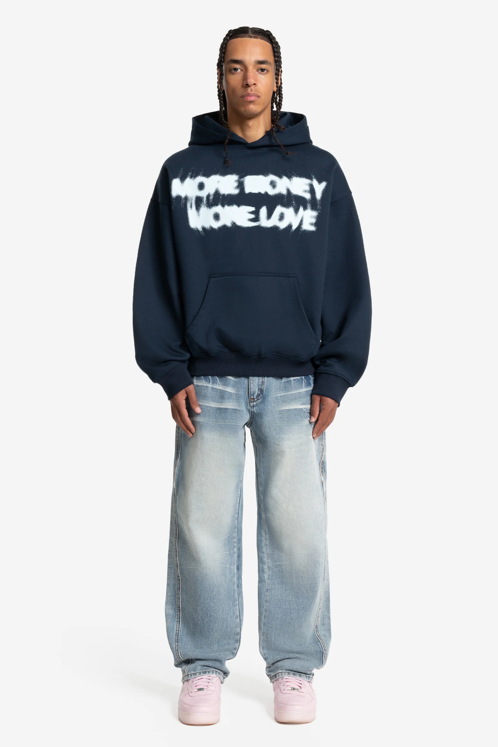 LUCID SIGHT HOODIE  NAVY - Image 3