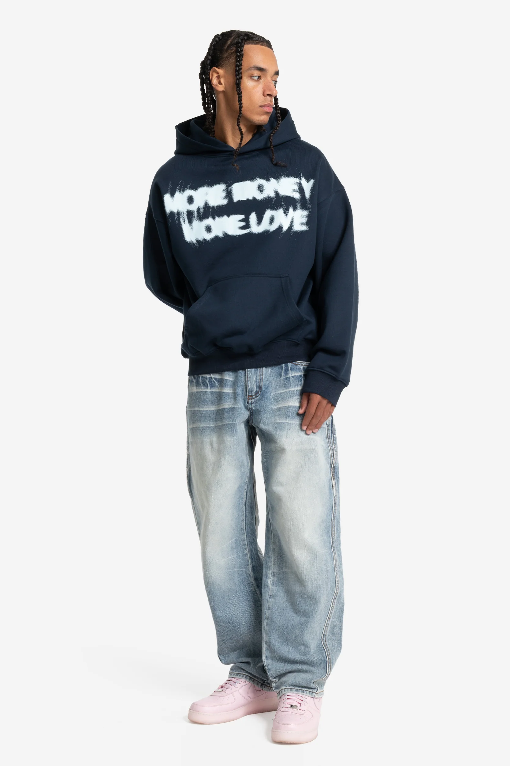 LUCID SIGHT HOODIE  NAVY - Image 4