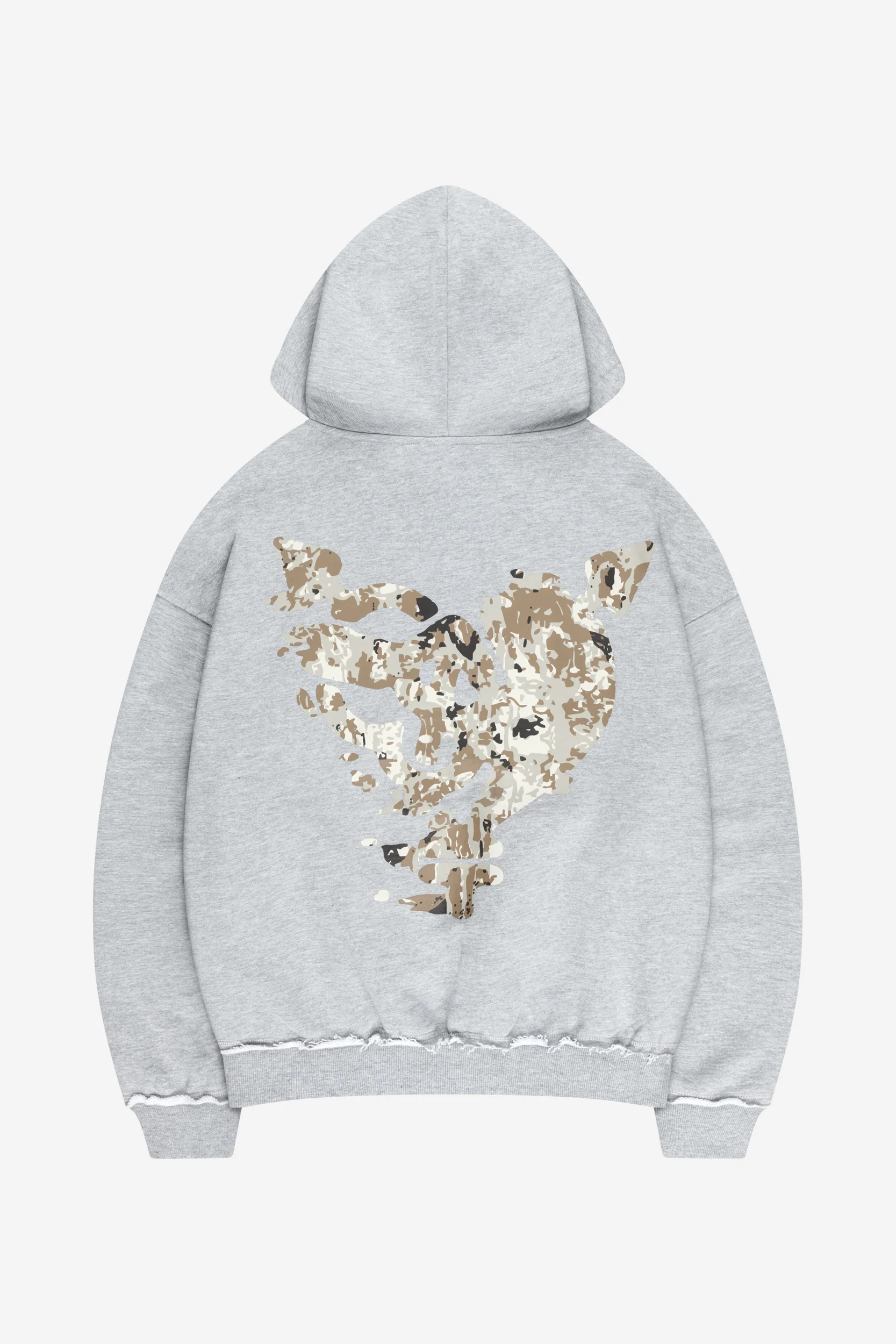 MONEY CALLING FLATLOCK ZIP GREY MELANGE - Image 6