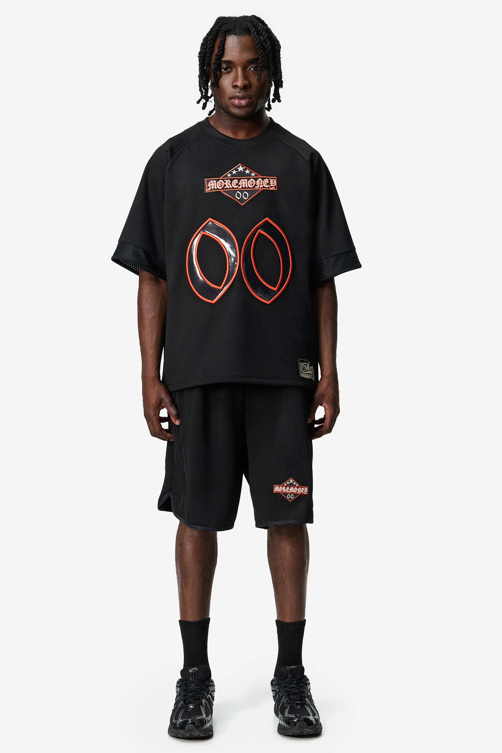 MORE MONEY MESH JERSEY BLACK - Image 4