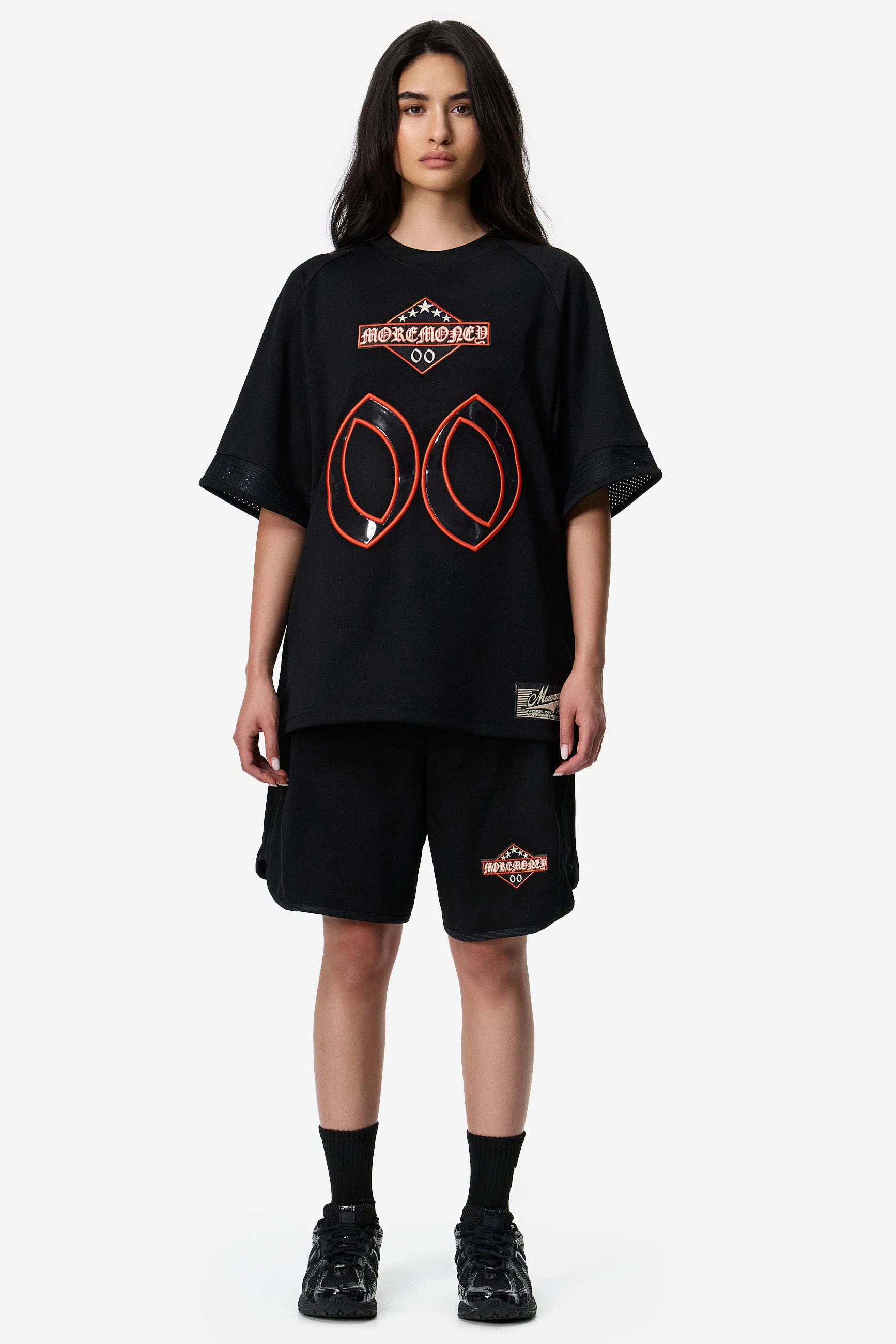 MORE MONEY MESH JERSEY BLACK - Image 5