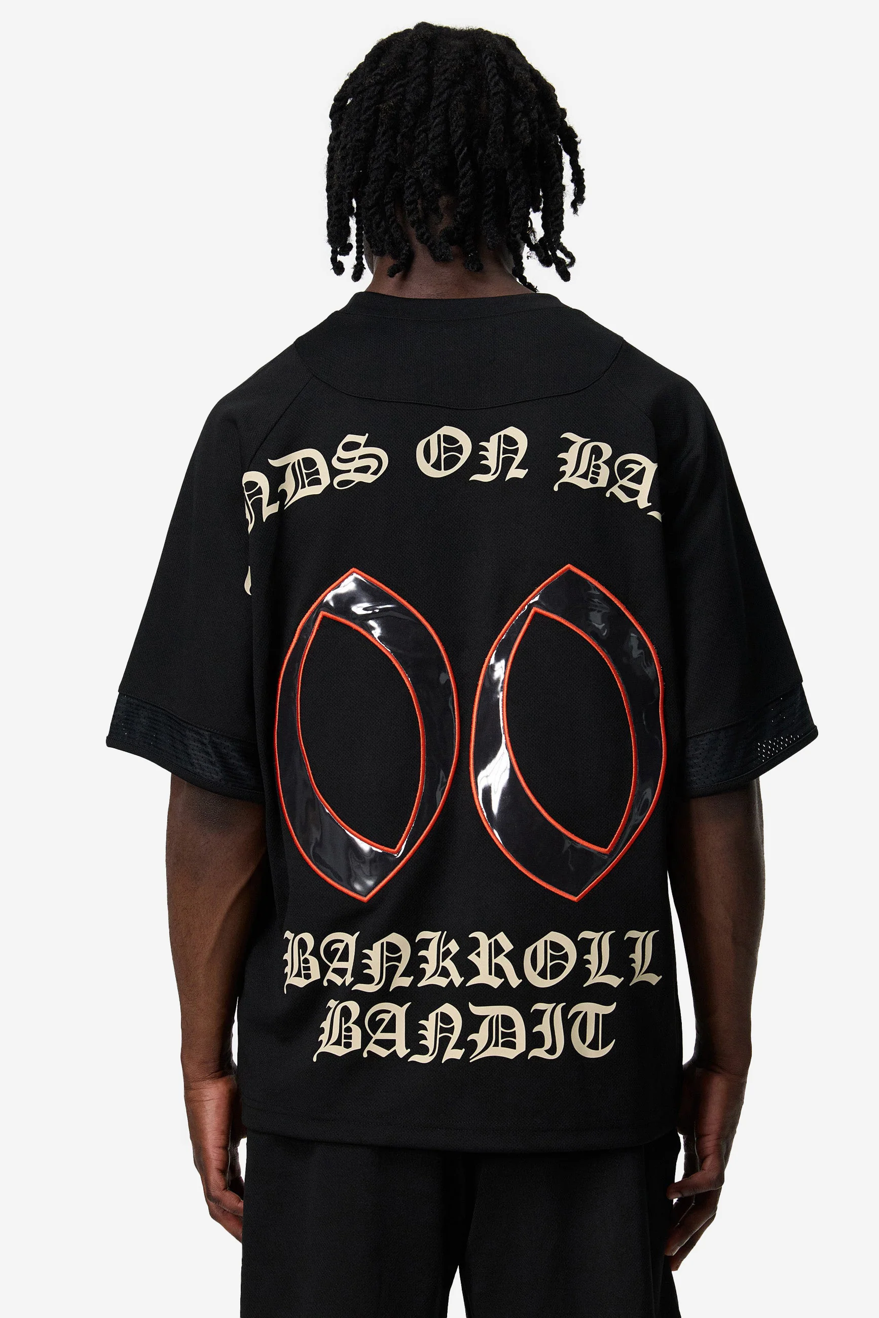 MORE MONEY MESH JERSEY BLACK - Image 6