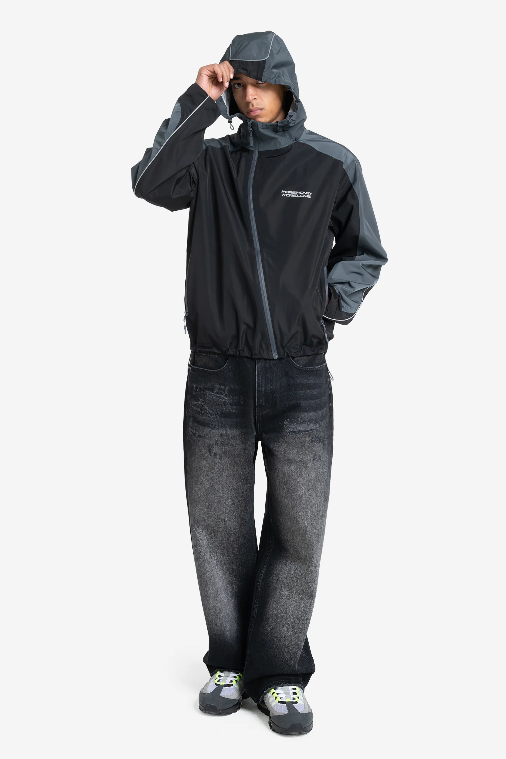 MULTIFACED SHELL JACKET BLACK NOTES - Image 3