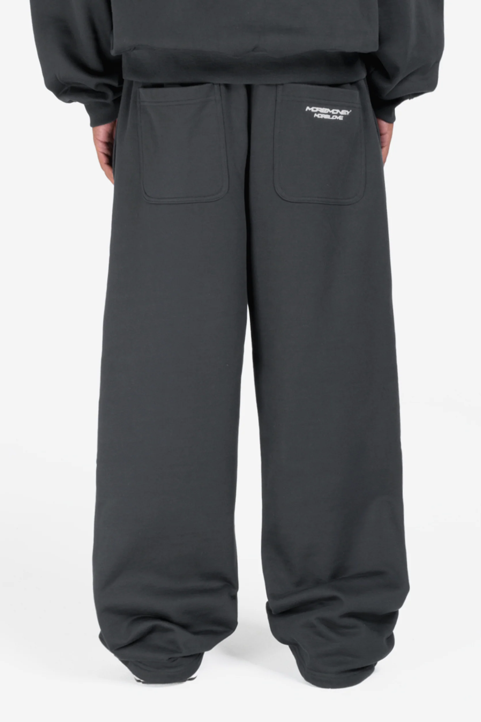 OPEN LEG JOGGER DARK GREY - Image 4