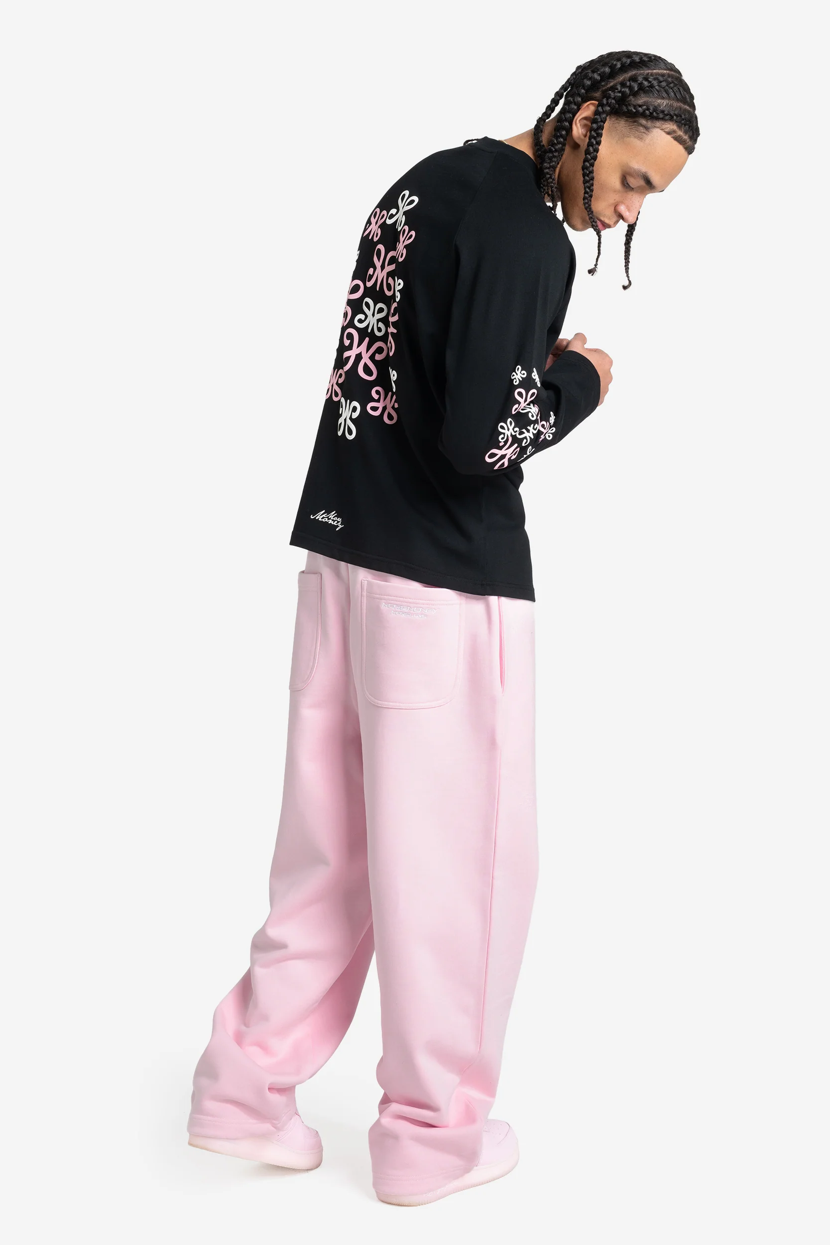 OPEN LEG JOGGER LIGHT PINK - Image 5
