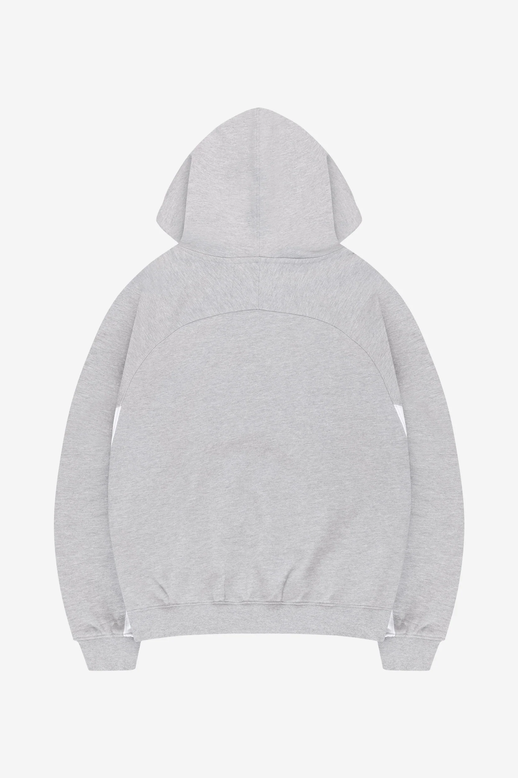 PANEL HOODIE GREY MELANGE - Image 7