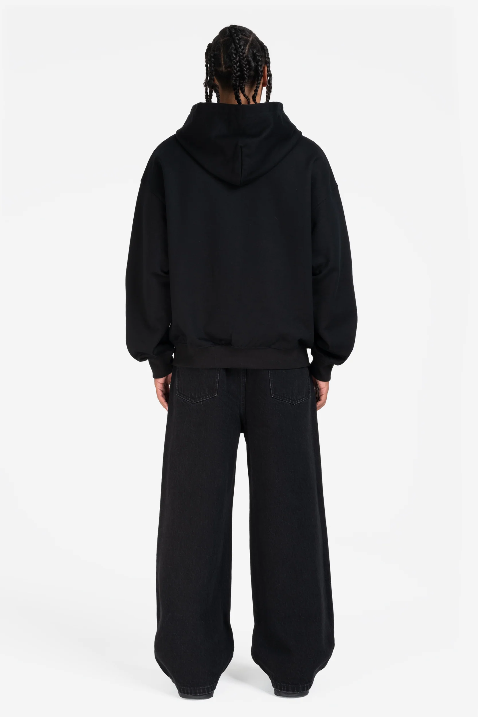 PROFIT ZIP HOODIE BLACK - Image 5