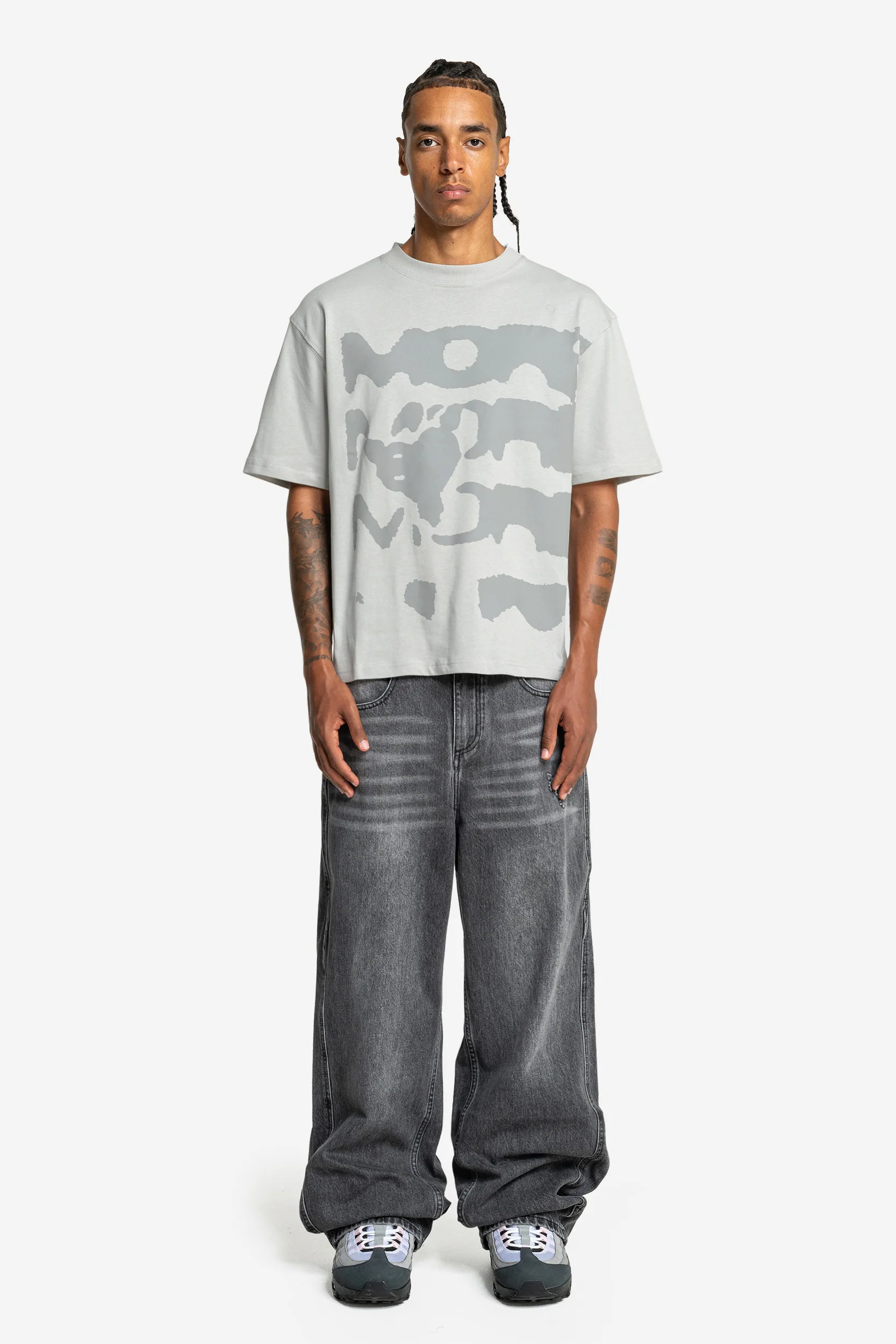 RADIANT CASH TEE LIGHT GREY - Image 4