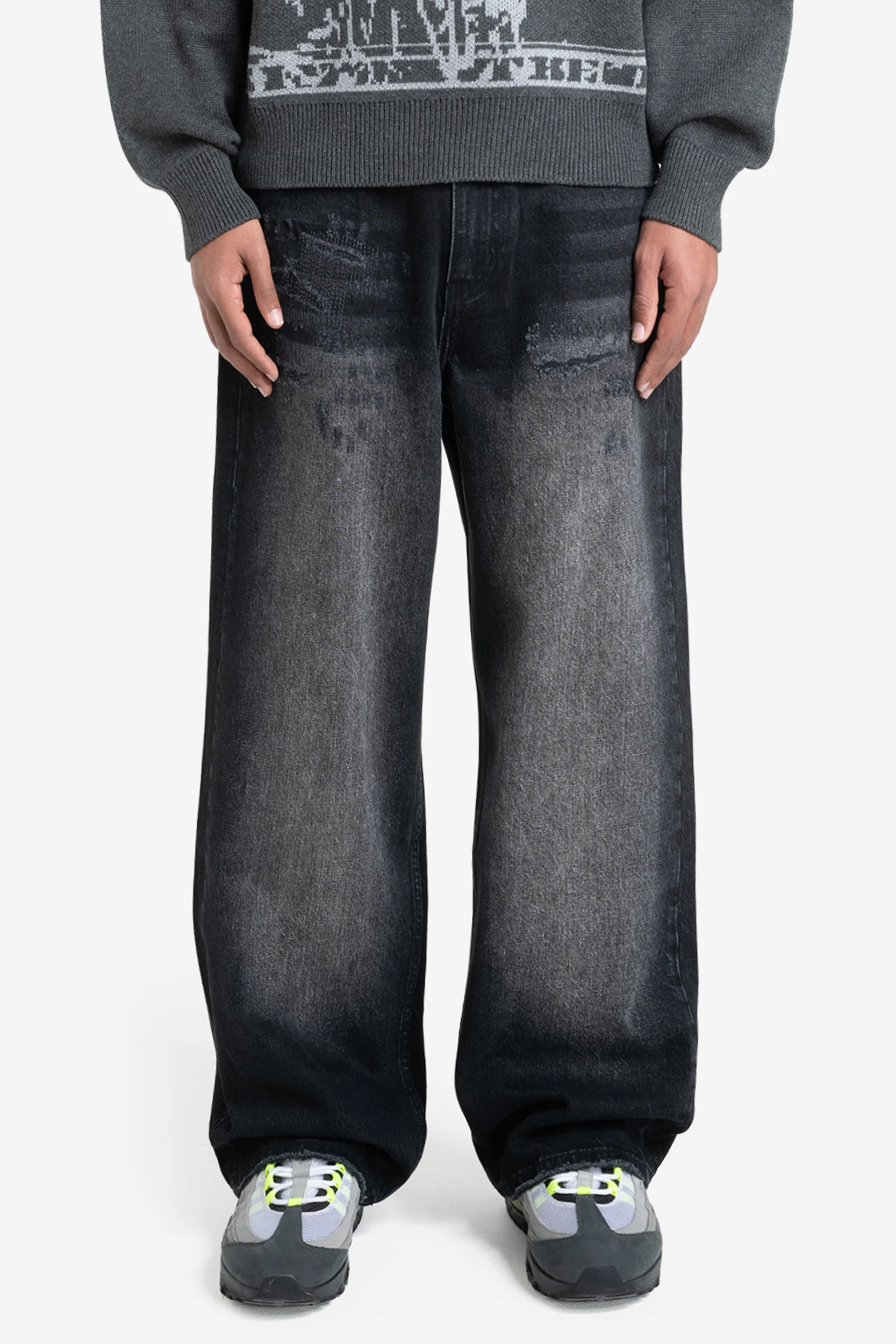 REPAIR DENIM BLACK IRON - Image 2