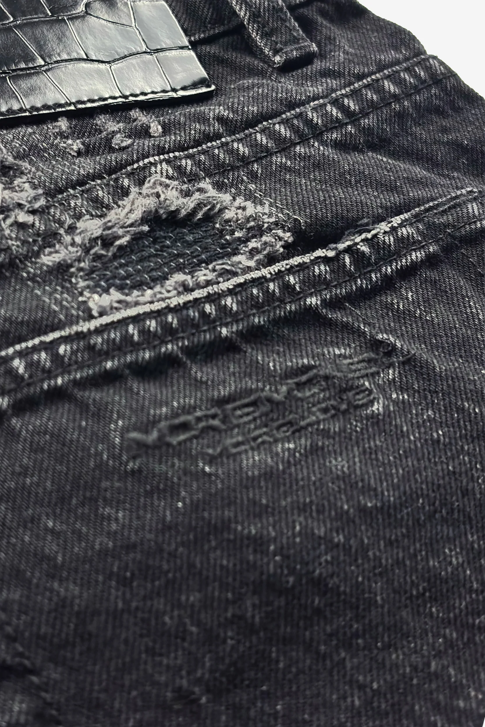 REPAIR DENIM BLACK IRON - Image 9