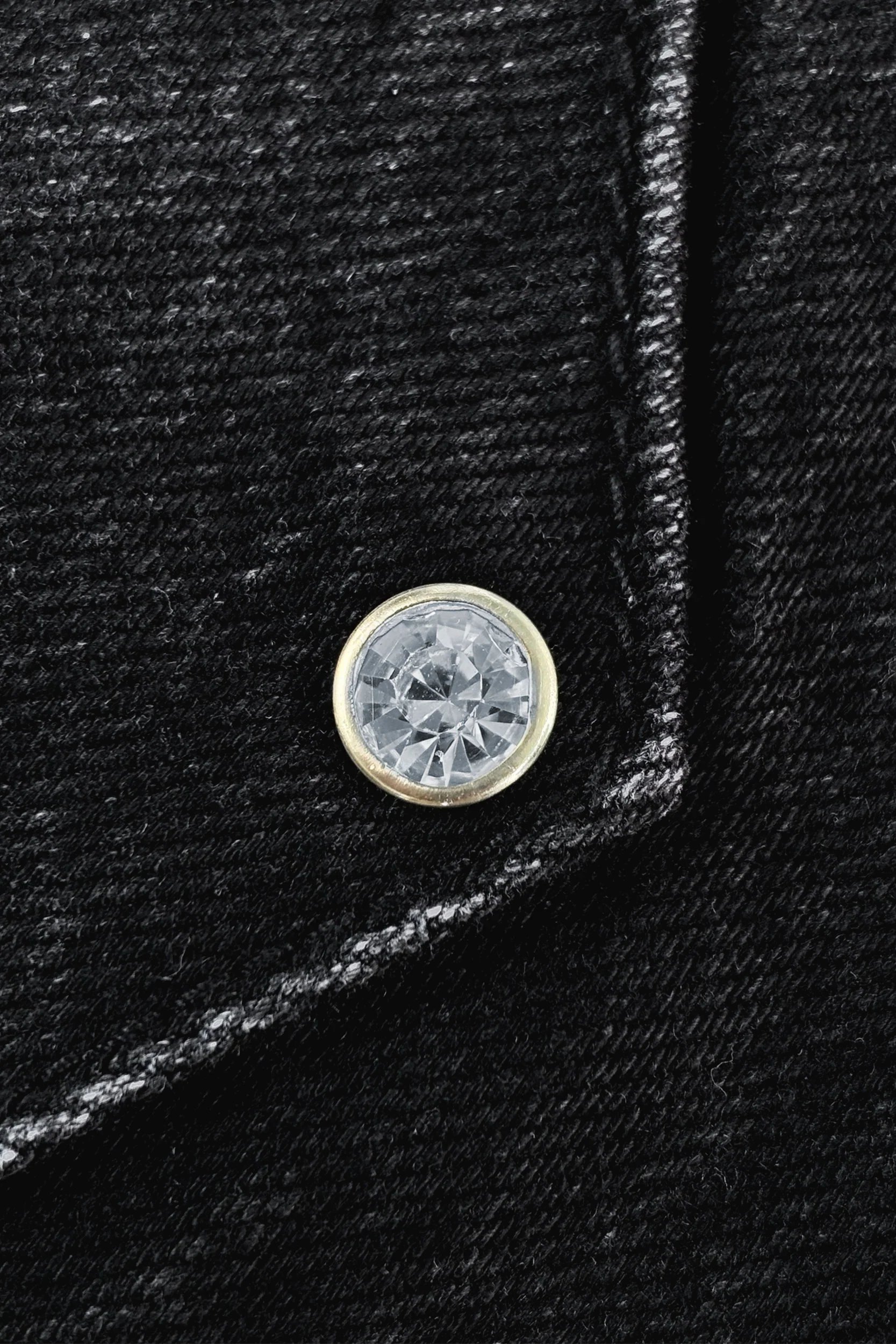 RHINESTONE CARPENTER DENIM BLACK - Image 11