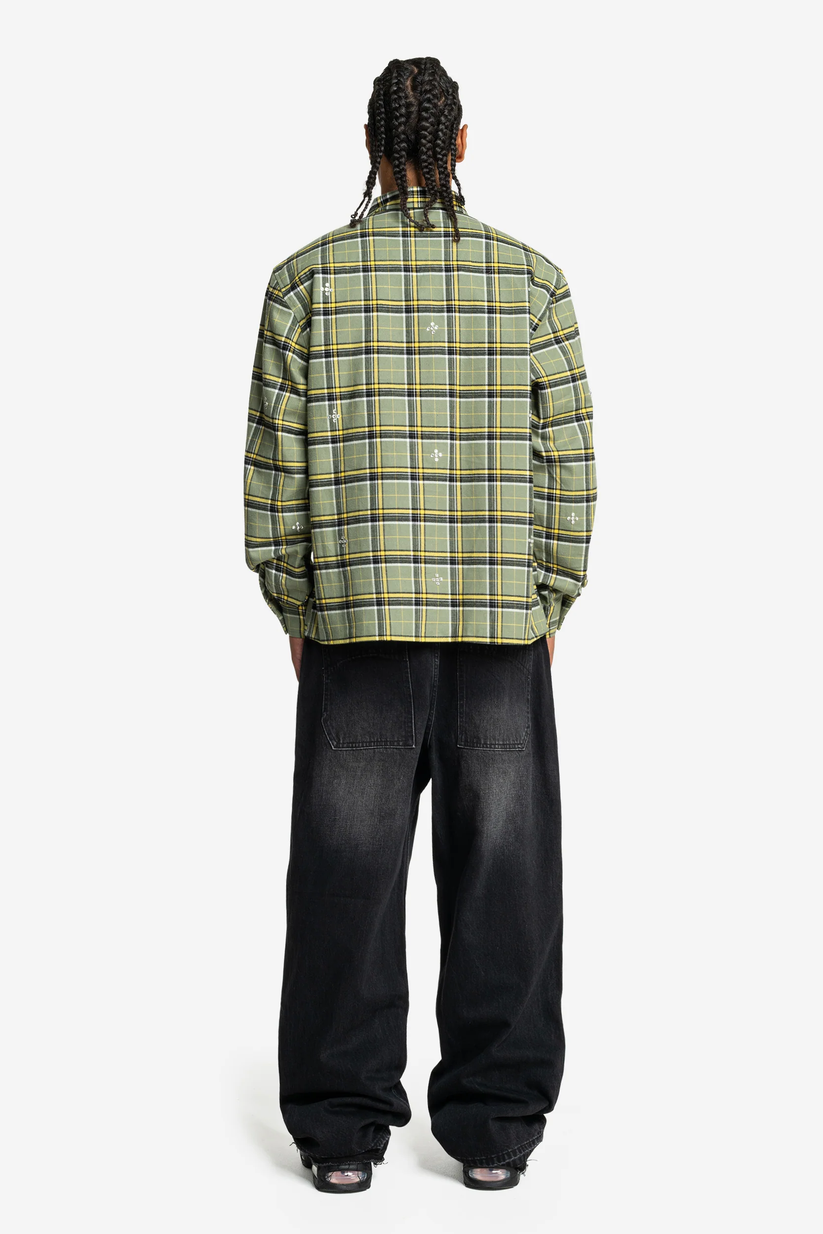 RHINESTONE CARPENTER DENIM BLACK - Image 5