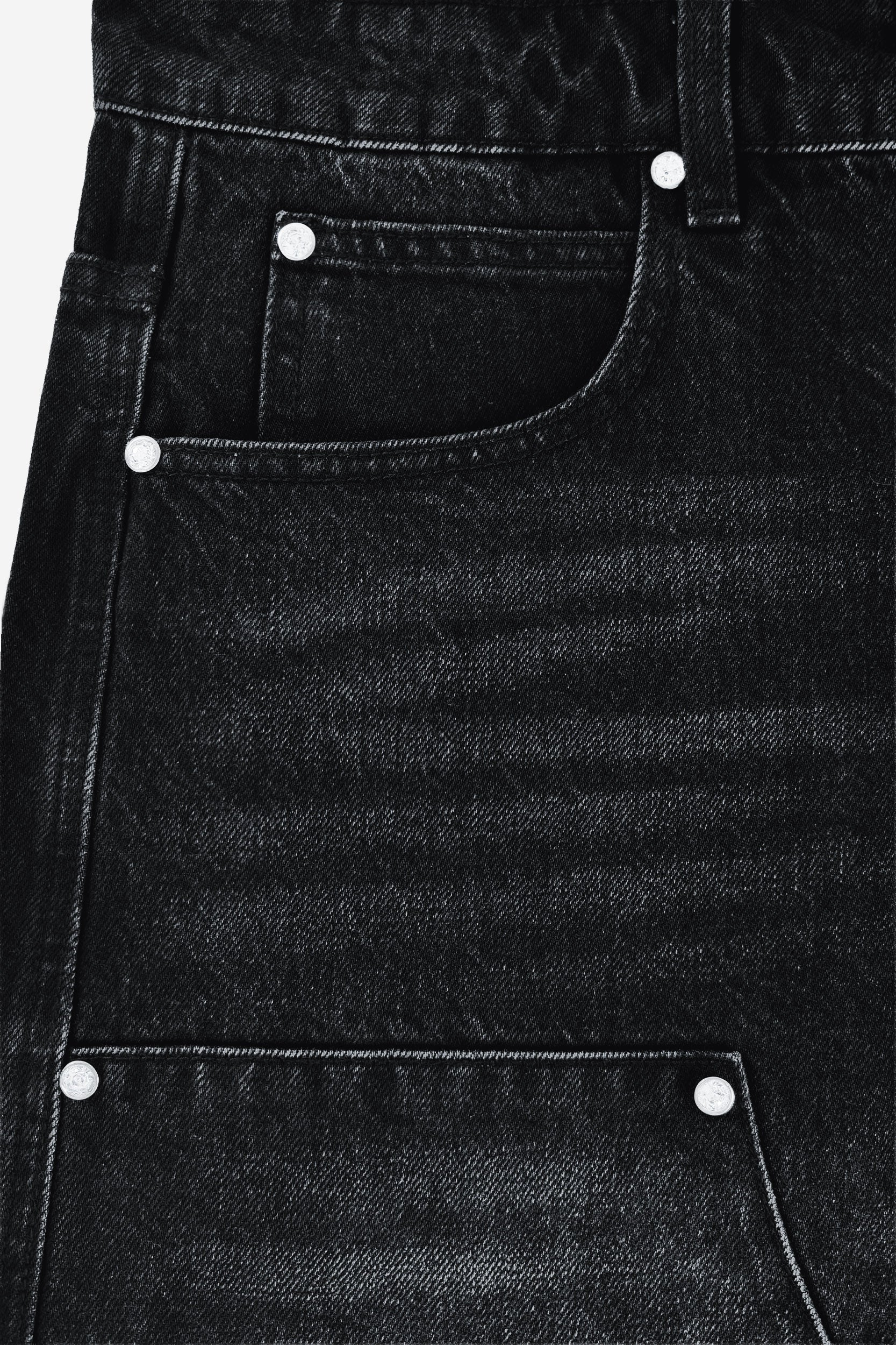 RHINESTONE CARPENTER DENIM BLACK - Image 6