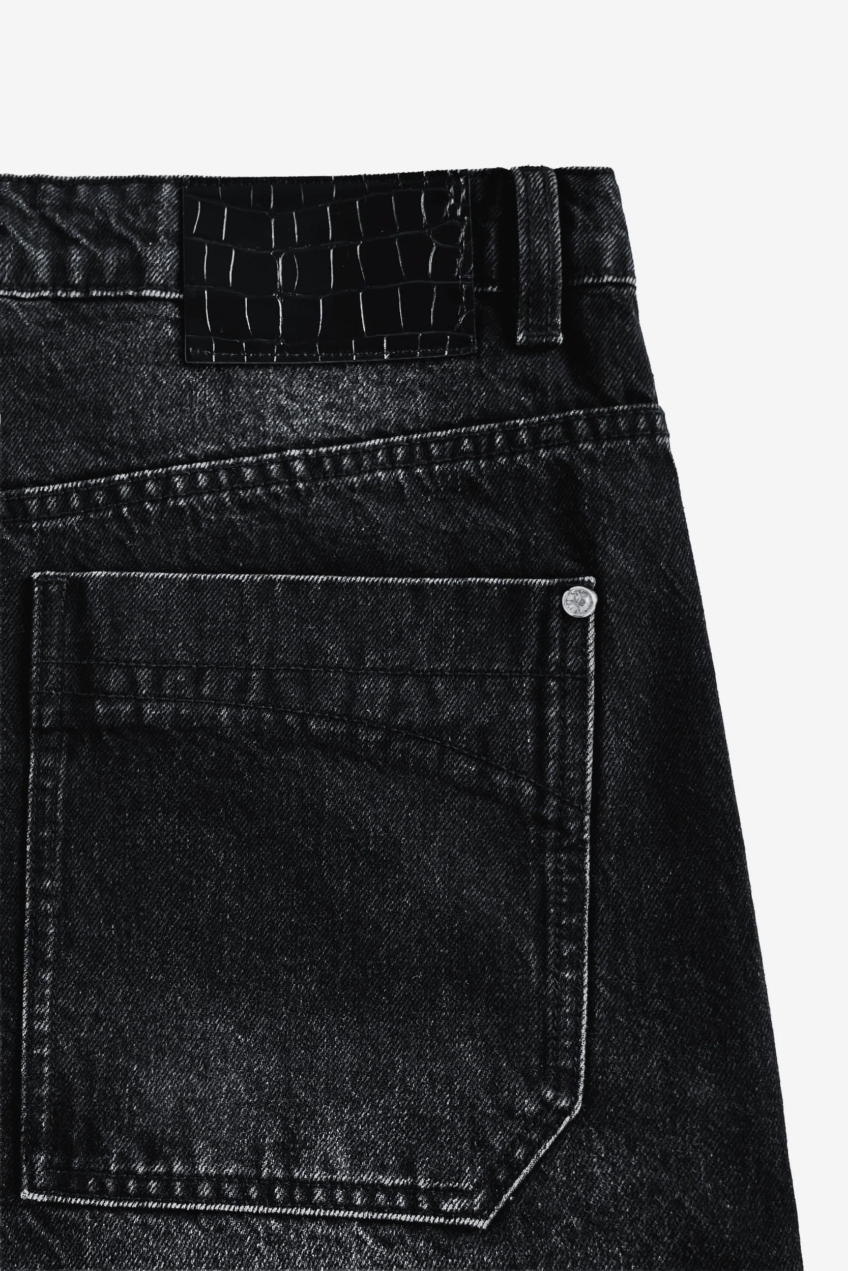 RHINESTONE CARPENTER DENIM BLACK - Image 7