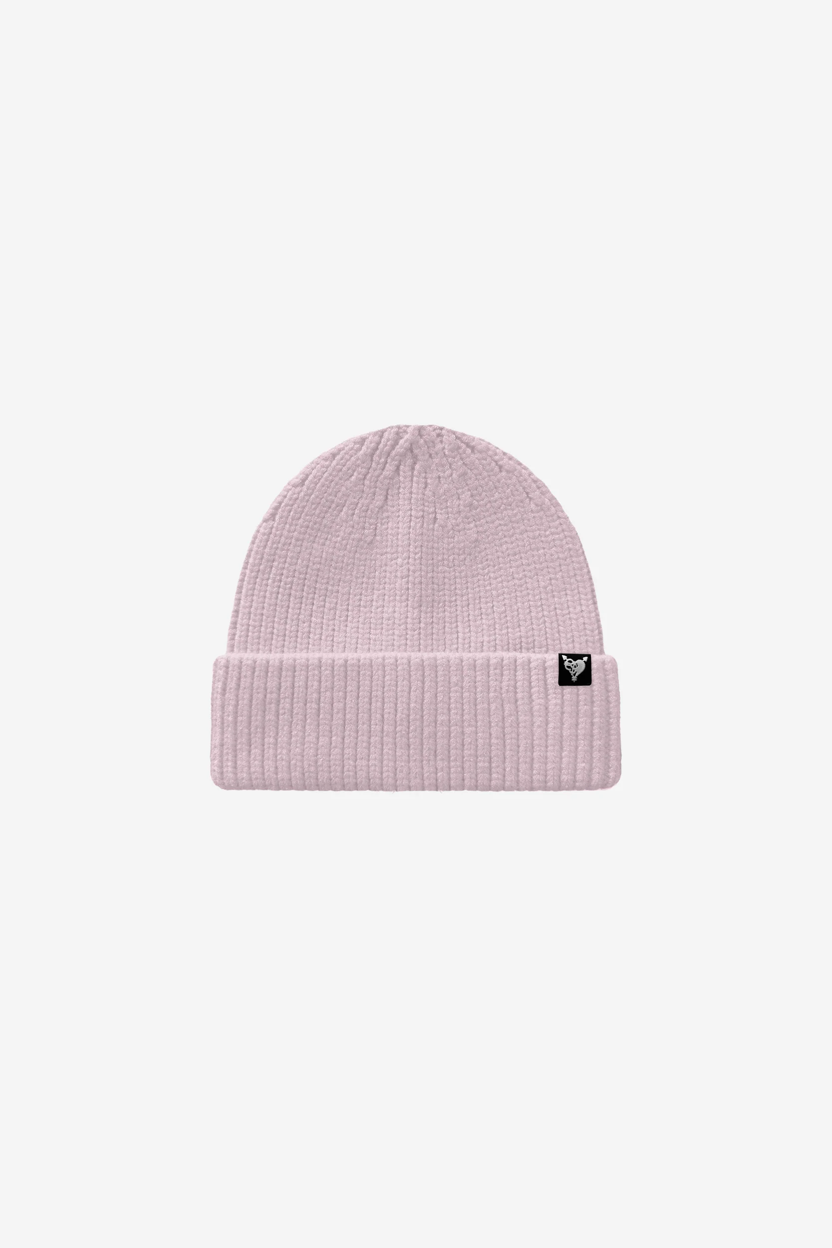 RIB KNIT BEANIE PINK