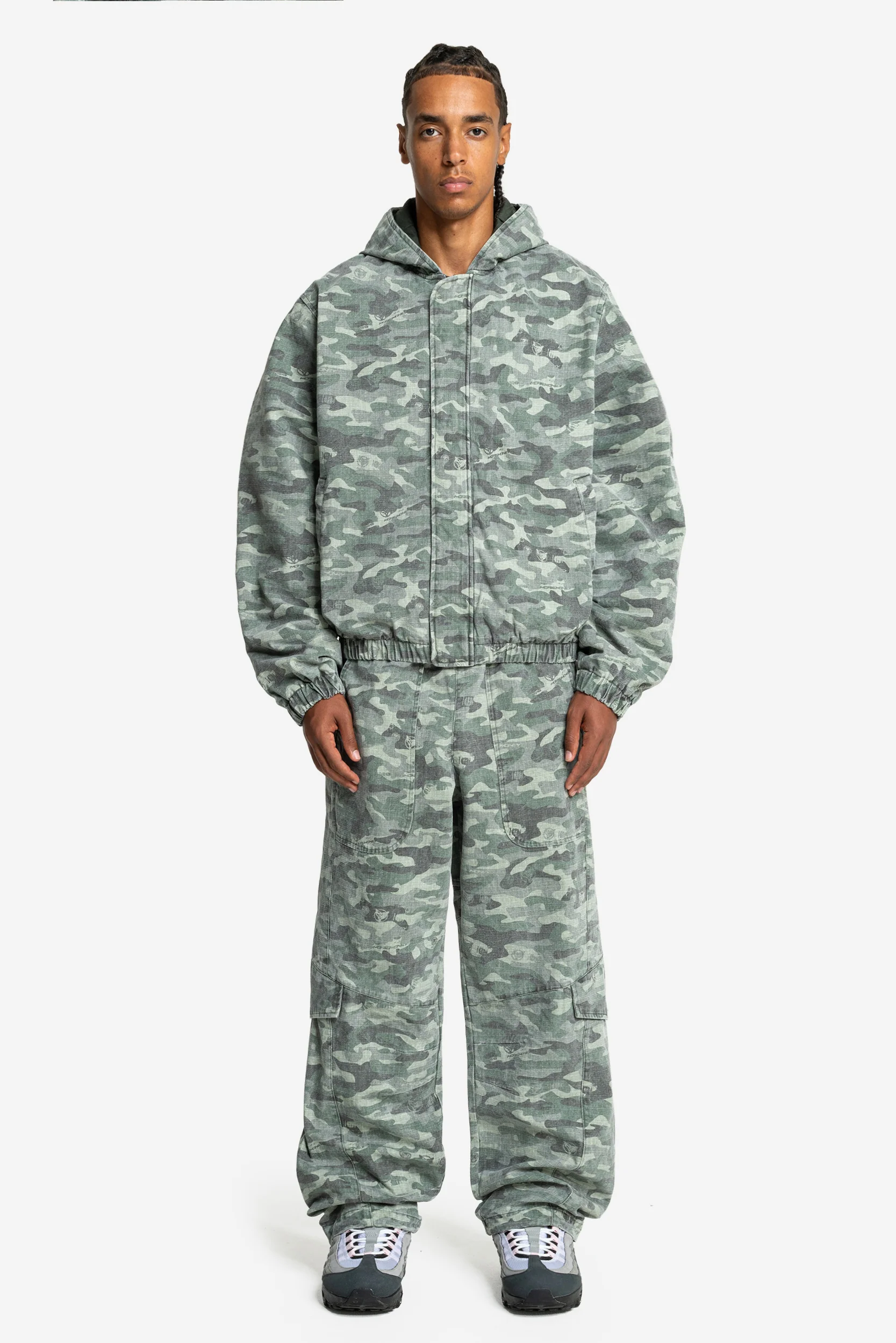 RIPSTOP PANTS CAMO GREEN - Image 3