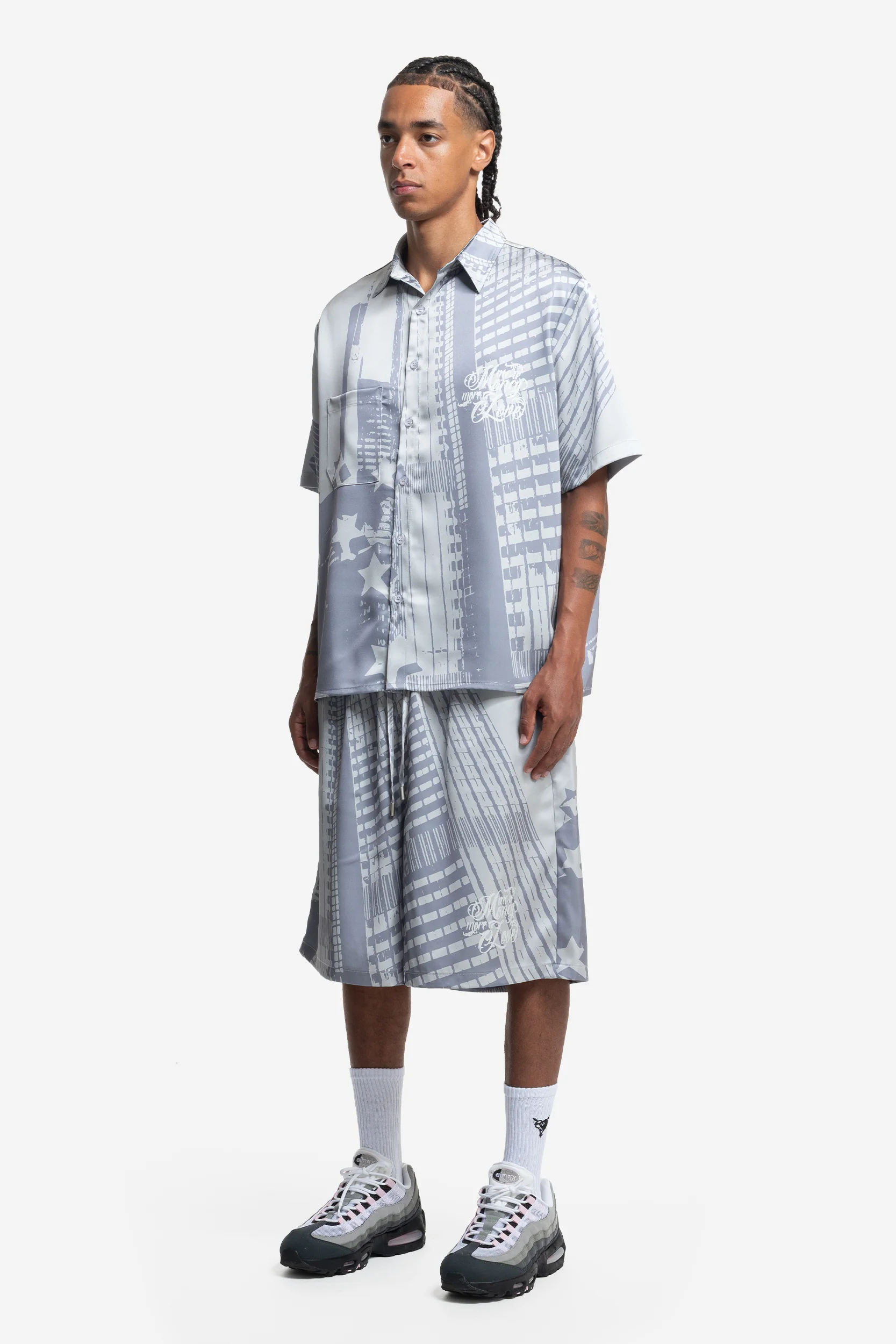 SATIN SHIRT WHITE - Image 3