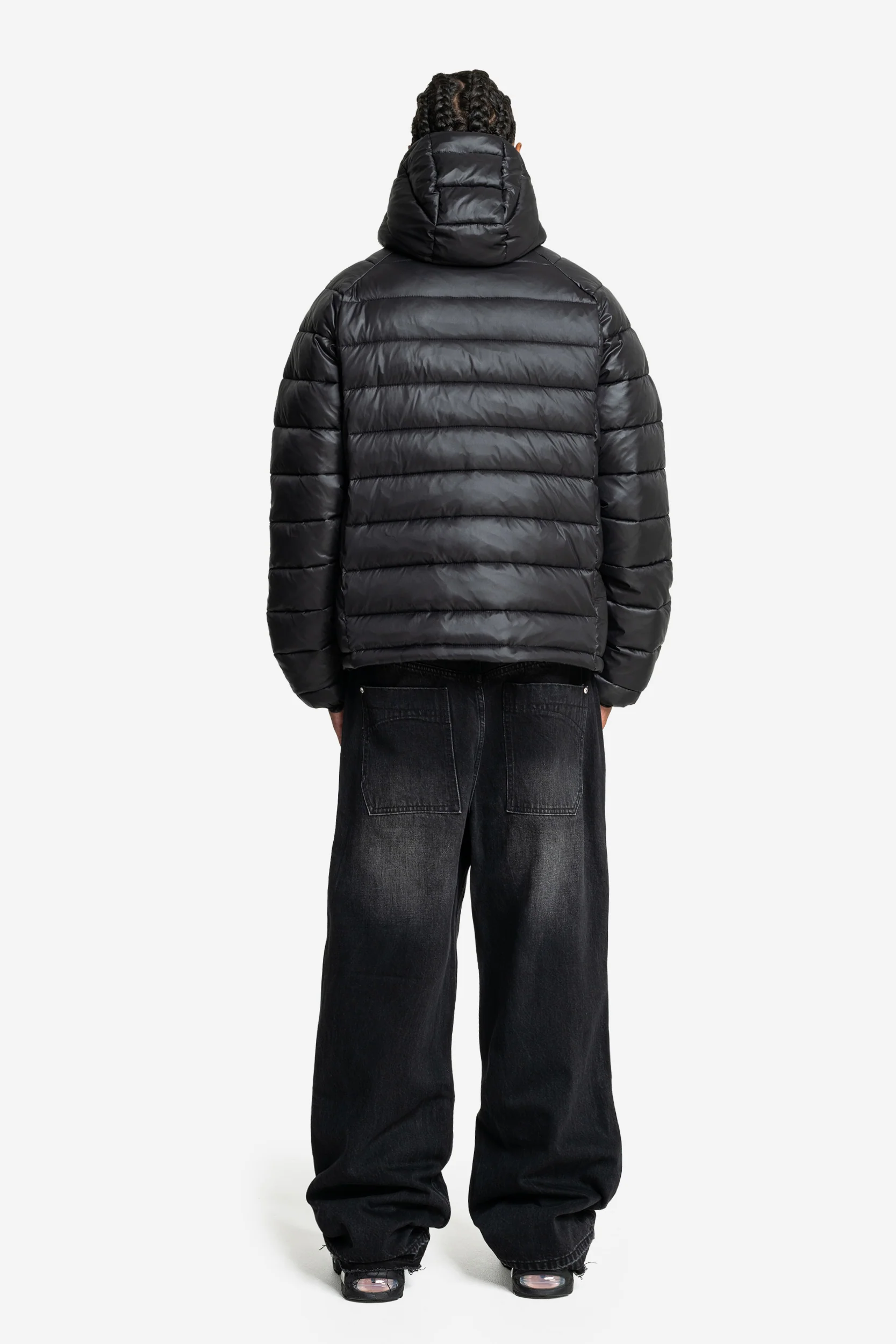 SLIM PUFFA JACKET BLACK - Image 5