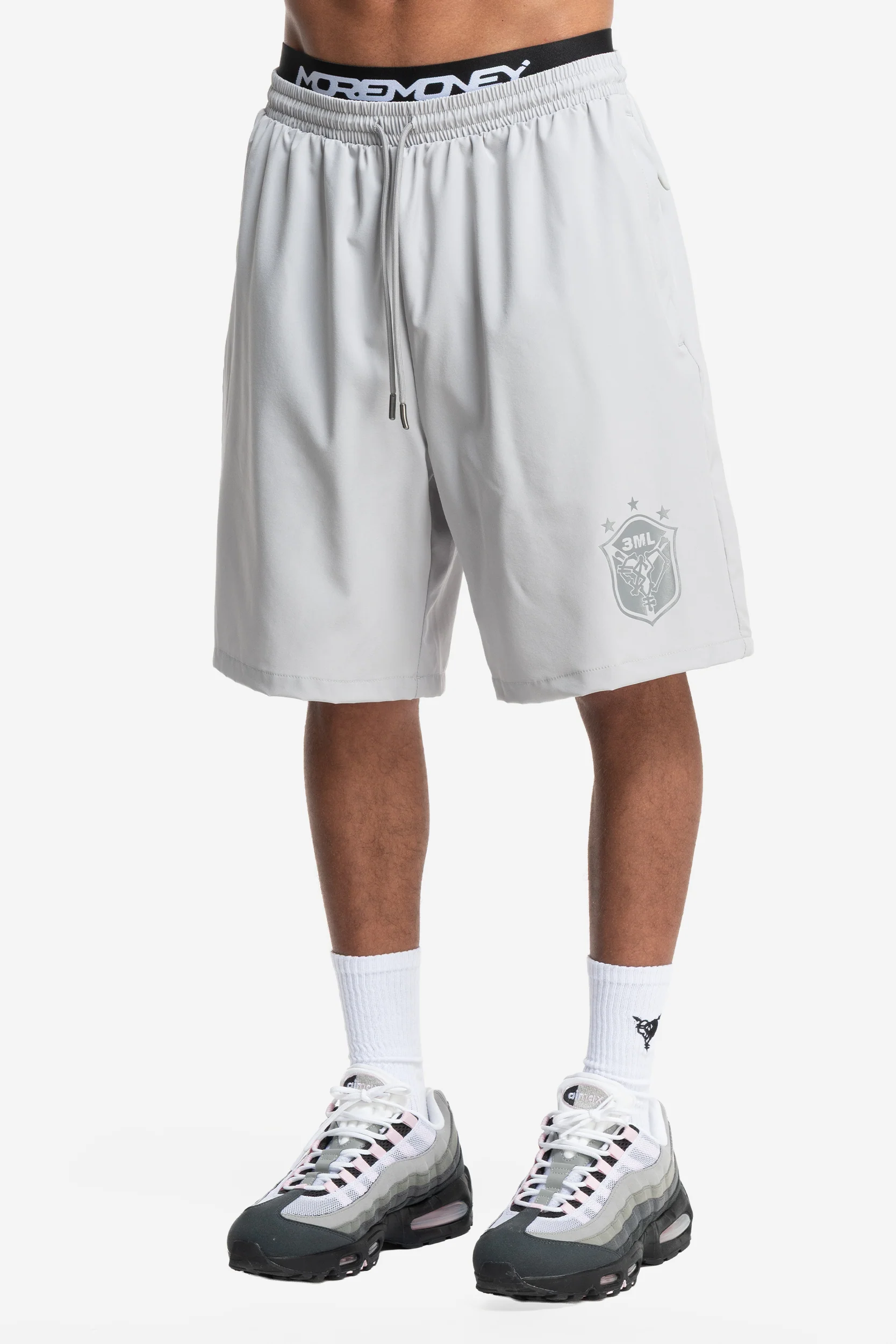 SWIM SHORTS LIGHT GREY - Image 3