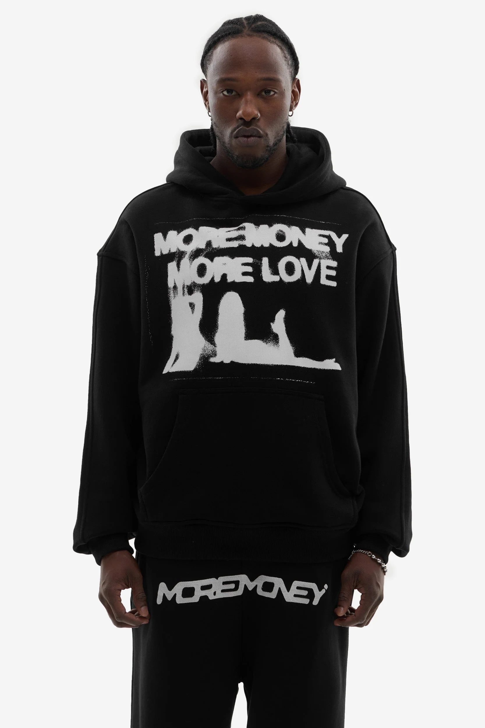 WET DREAM HOODIE BLACK - Image 2